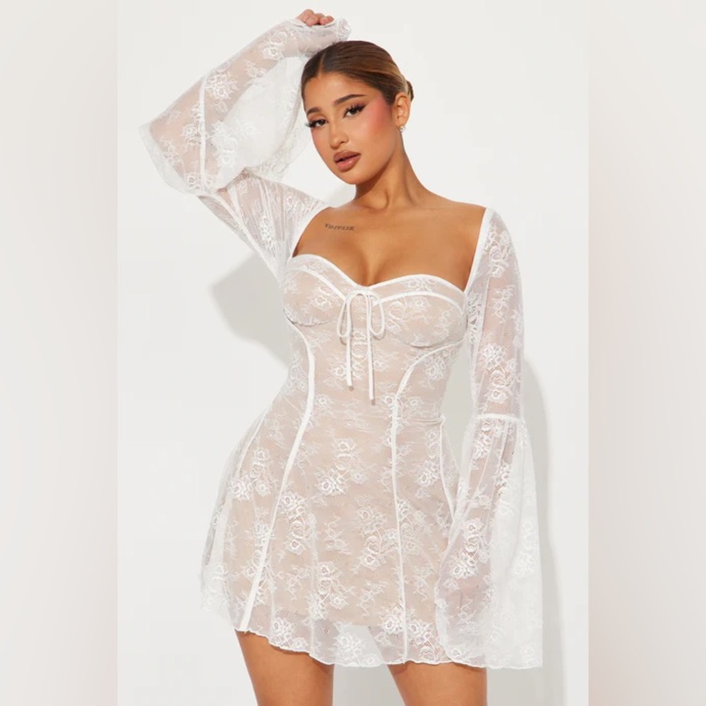 White Lace Dress
